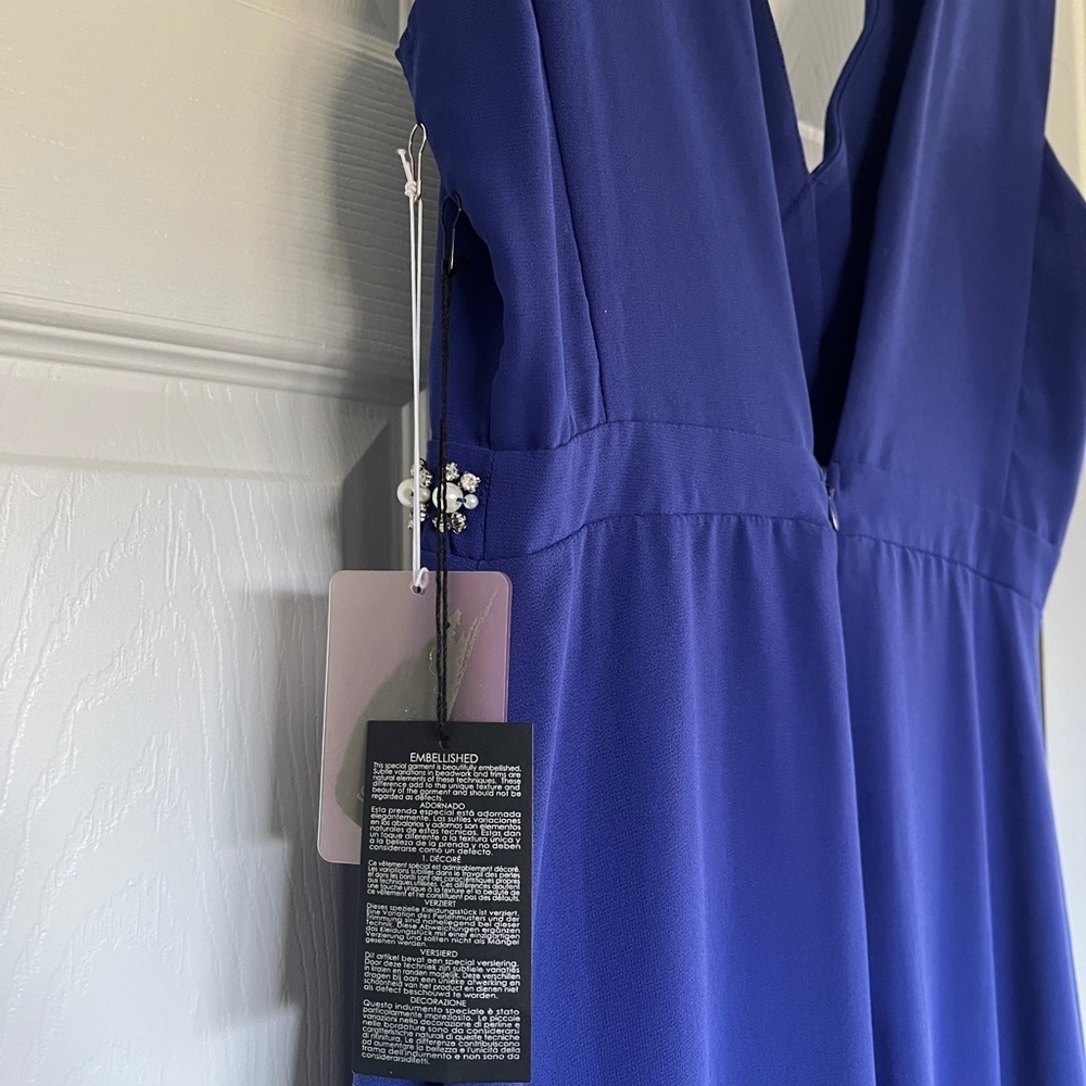 Glam! Beautiful blue semi-formal dress - Size S NWT - Picture 8 of 9